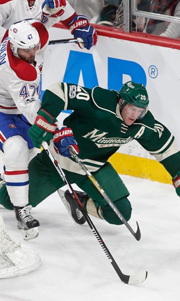 Niederreiter gets 2 goals as Wild romp past Canadiens 7-1 (Jan 12, 2017)